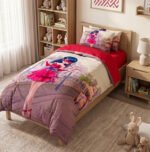 سرویس روتختی نوجوان یکنفره میکروفایبر ۴ تکه کد ۱۱۴۰